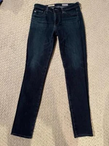 Women's AG Prima Mid Rise Cigarette Skinny Denim Stretchy Jeans Size 27R EUC - Picture 1 of 7