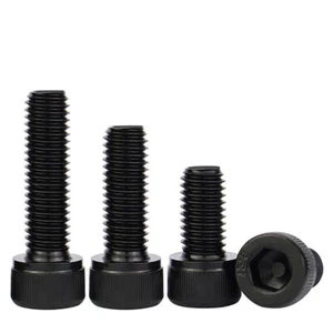 Left Hand M4-M16 Thread Socket Cap Head Screws 12.9 Grade Black Hex Allen Bolts - Picture 1 of 76