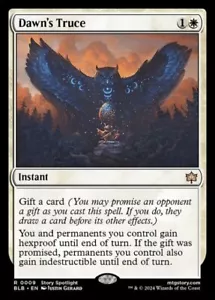 MTG - DAWN'S TRUCE - Bloomburrow (R) - Foto 1 di 1