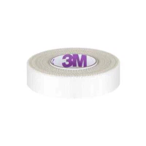 3M Durapore Tape 1.25cm x 9.1m First Aid Dressings Eyelash Hypoallergenic - Picture 1 of 9