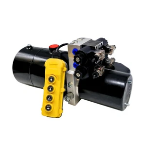 Flowfit 12V DC Double Acting Double Solenoid Power Pack 1.6KW Steel Tank - Picture 1 of 8