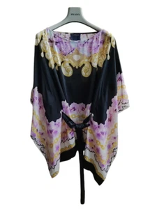 Roberto Cavalli Class Women Blouse Multicolor Print Size I48 US14 * - Picture 1 of 8