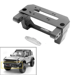 Front Bumper Winch Mount for TRAXXAS TRX4 Crawler 1/10 BRONCO 2021 RC Racing Car - Picture 1 of 11