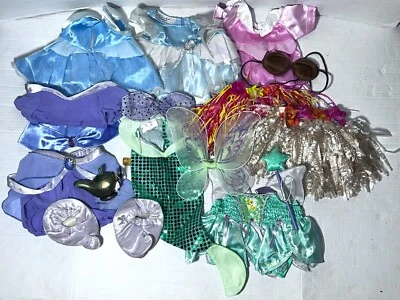 Build a Bear Works Disney Princesa Jazmín Ariel Tink Conjunto Disfraz 17p Conjunto Lote Foto 1 de 4