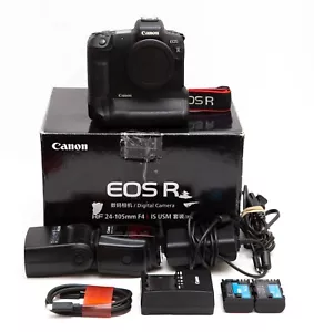 Canon EOS R Mirrorless 30.3MP Camera w/ BG-E22 Grip & 580EX II Flash LOW CLICKS - Picture 1 of 14