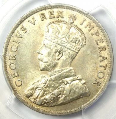 1923 South Africa George V Florin Coin - PCGS MS62 (BU UNC) - Rare Date! - Image 1 of 4