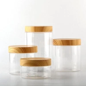 Transparent Plastic Bottle Body With Lid Container Containers I6X0 Kitchen I4H4 - Picture 1 of 17