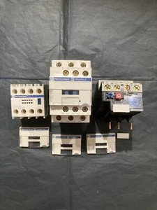 Telemecanique Motor Control Package: Contactor, Overload & Contact Block - Picture 1 of 7