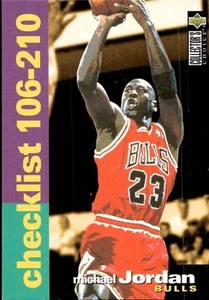 Michael Jordan - 1995 Upper Deck Collector's Choice - Checklist #210 - Bild 1 von 2