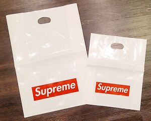 (30 Total) SUPREME Box Logo Retail Shopping Bags DISCONTINUED from Online Orders