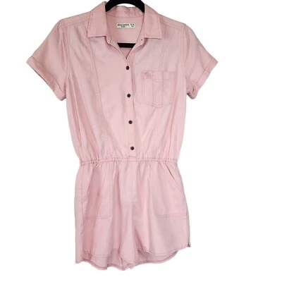 Mameluco Abercrombie Niños Niñas Talla 15-16 Rosa Manga Corta Foto 1 de 4