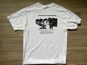 Vintage Hasting Founders Week Historical Society T-Shirt Ontario Kanada Größe Large - Bild 1 von 8