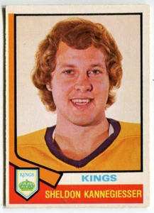 1974-75 O-Pee-Chee OPC #338 Sheldon Kannegiesser Los Angeles Kings - Picture 1 of 2