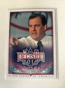 Chris Christie Decision 2016 Political Trading Card #5 - Picture 1 of 2