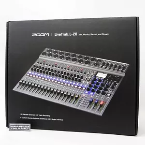 Zoom LiveTrak L-20 Digital Mixer Live Mixer Multi-Track Recorder Japan NEW - Picture 1 of 14