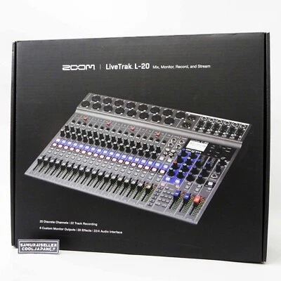 Zoom LiveTrak L-20 Digital Mixer Live Mixer Multi-Track Recorder Japan NEW - Image 1 of 4