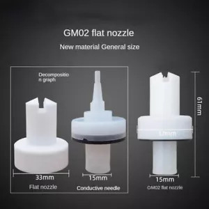 1000047 Flat Nozzle for GM Opti GM02 Electrostatic Powder Coating gun - Bild 1 von 7