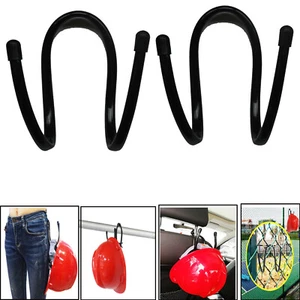 2x Flexible Over The Car Seat Hard Hat Rack Holder for Coats Hats Cap Bag Helmet - Picture 1 of 7