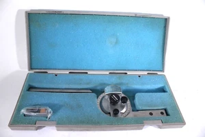 MITUTOYO UNIVERSAL BEVEL PROTRACTOR 187-907 SIZE 150MM MADE IN JAPAN - Foto 1 di 5