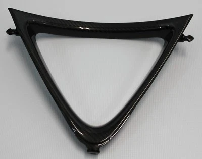 Cubierta del panel V del radiador Triumph Daytona 675 2006-2012 - 100 % fibra de carbono Foto 1 de 4