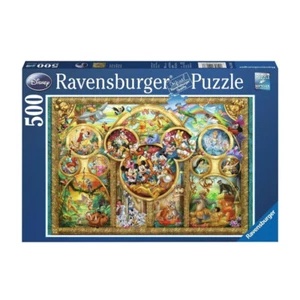 Ravensburger Disney Characters Family Puzzle 500 pieces RB14183-8 - Picture 1 of 2