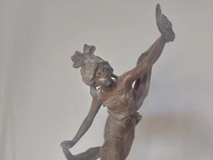 La Secession Jugendstil Figur Dame Frau kein Bronze Zinkguß Zinn ? - Bild 1 von 10