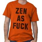 Zen AF Funny Sarcastic Attitude Yoga Cadeau T-shirt Crewneck Femme ou Homme