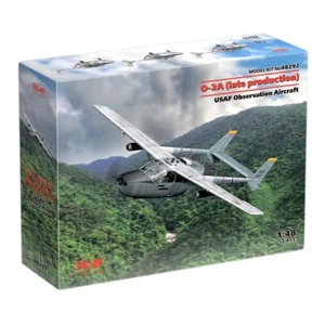 Modelo de avión de plástico ICM 48292 1:48 O-2A (producción tardía), observación de la USAF - Imagen 1 de 13