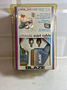 ULTIMATE Blaze RGB Scart Lead inc Stereo Cable With DVD Switch PSone PS1 PS2 PS3 - Picture 1 of 8
