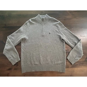 Ralph Lauren Polo grau Pullover Freizeit leichtes Shirt Oberteil Herren Gr. Medium - Bild 1 von 7