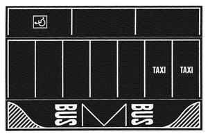Noch 60718 - Parking asphalte  - HO (1:87) - Imagen 1 de 3