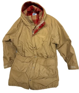 Vintage Lands End Wool Lined Winter Snorkel Parka Mens Large *See Description - Picture 1 of 14