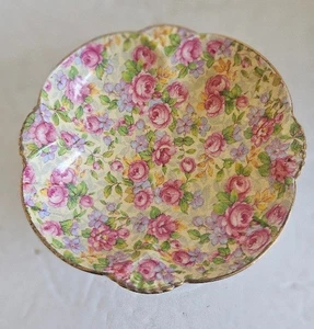 Vintage Royal Winton Grimwades English Rose Chintz Small candy Dish - Picture 1 of 3