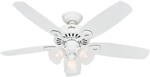 Hunter Builder Indoor Ceiling Fan with LED Lights and Pull Chain Control,... - Picture 1 of 8