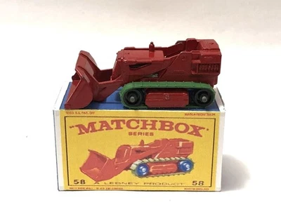 All Original Minty Vintage Lesney Matchbox 58b Drott Excavator, Red,  repro box - Image 1 of 4