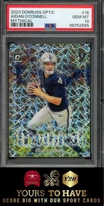 2023 Panini Donruss Optic Mythical #16 Aidan O'Connell MYTHICAL SSP PSA 10 - Picture 1 of 2
