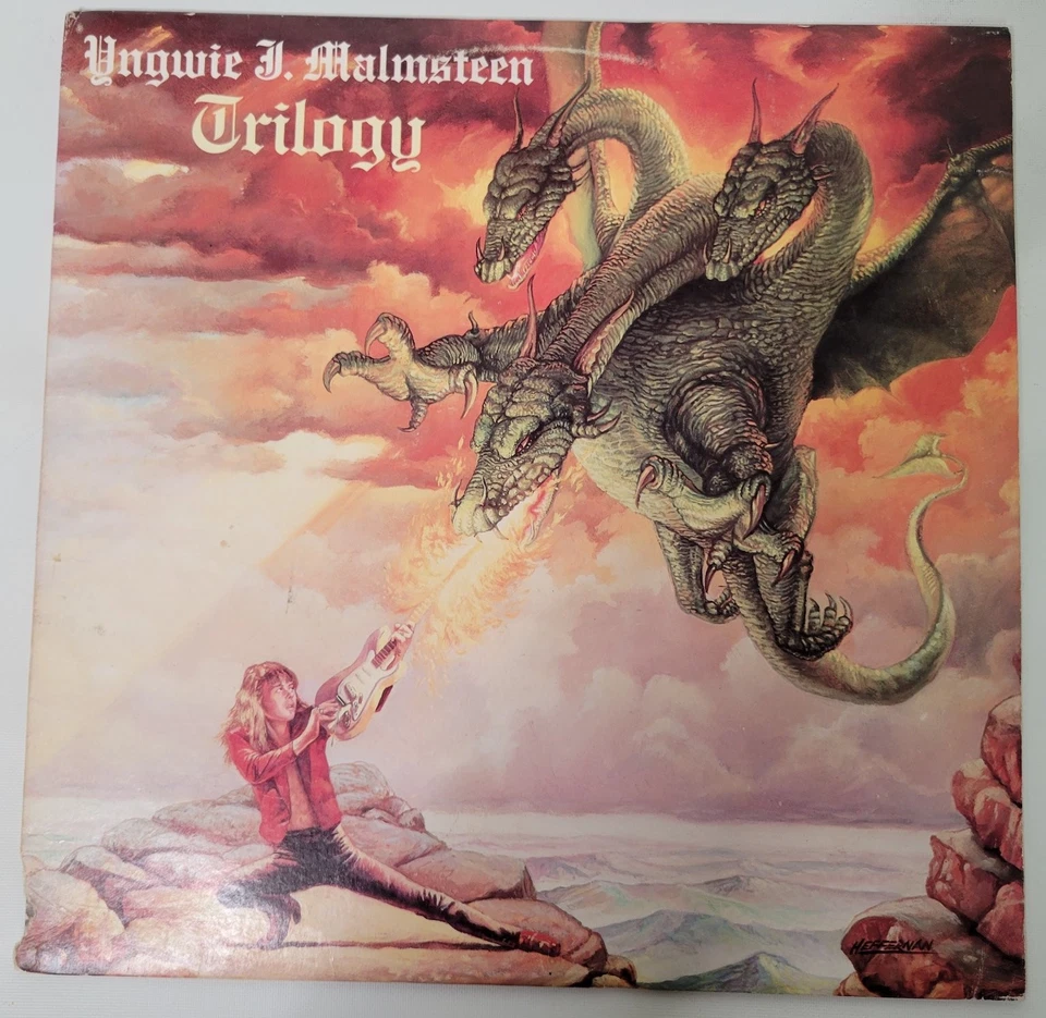 Yngwie J. Malmsteen - Trilogy LP Record 1986 PolyGram Metal 33RPM - Image 1 of 4