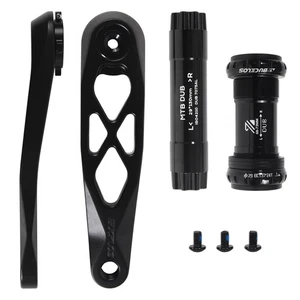 MTB Mountain Bike Crank Arm Set with Bottom Bracket -170MM Aluminum Alloy Hol... - Picture 1 of 5