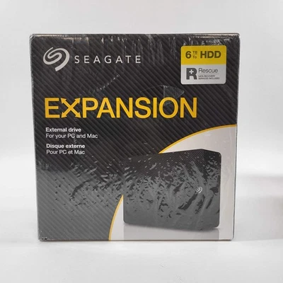 New Seagate 3.5" Expansion+ Plus 6TB USB 3.0 HDD - Image 1 of 4