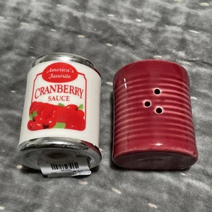 Cracker Barrel cranberry sauce salt and pepper shaker set 2025 new Harvest Fall! - Picture 1 of 6