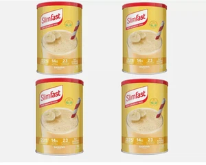 4 x 584g SlimFast Banana Flavour Shake Powder 16 Servings each Meal Replacement - Picture 1 of 2