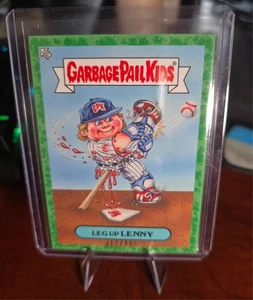2025 Garbage Pail Kids - Leg Up Lenny /400 Green SSP 40th Anniversary PSA Promo - Picture 1 of 1