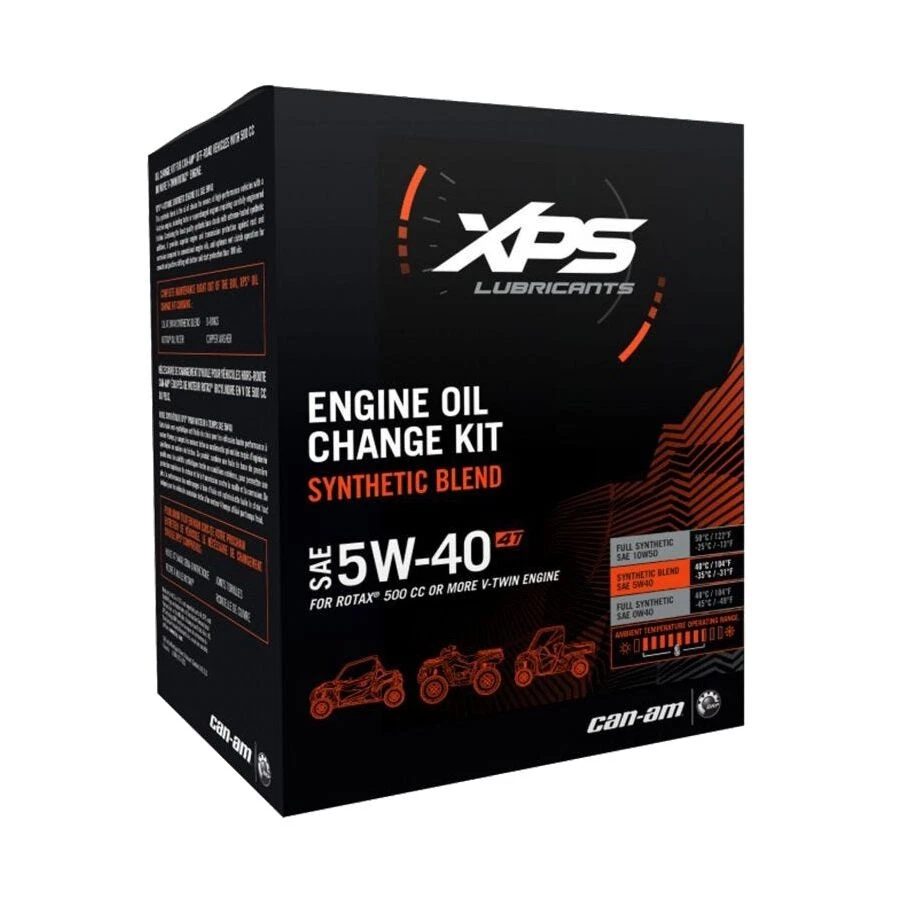Can-Am XPS Oil Change Kit - 5W40 500 CC+ With V-Twin 779258 - Image 1 of 1