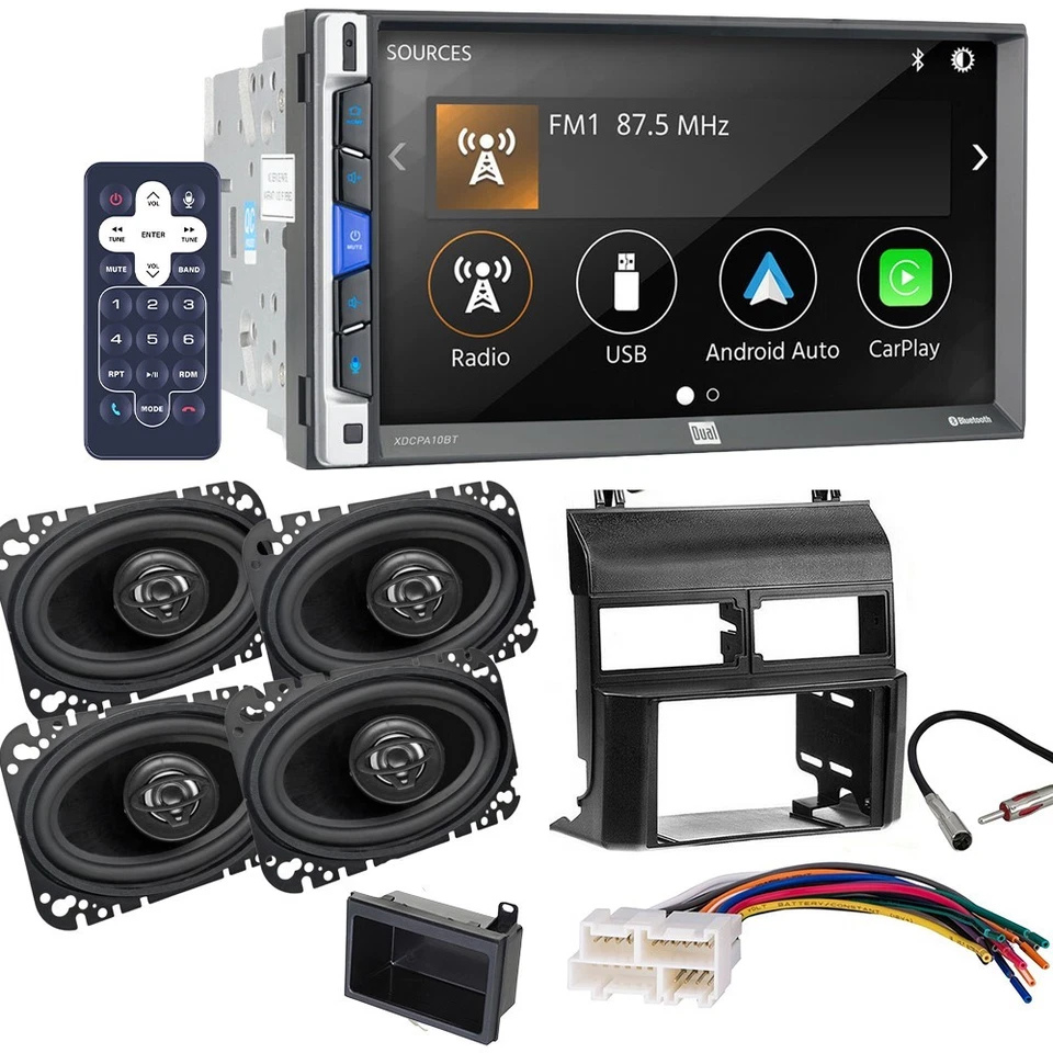 For GM 1988-1994 Full Size C/K Truck XDCPA10BT 7" Car Stereo & 4x6" Speakers - Image 1 of 4