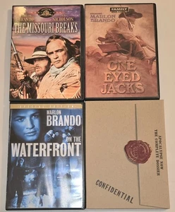 On the Waterfront, Apocalypse Now, One Eyed Jacks & The Missouri Breaks DVD Lot - Picture 1 of 5