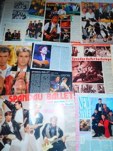 SPANDAU BALLET  24 TEILE/PARTS  CLIPPINGS LOT 1025 - Picture 1 of 2