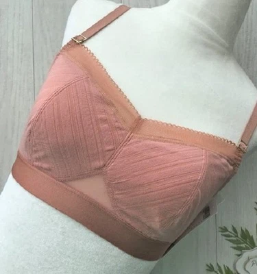 CHANTELLE 10A2 BETWEEN THE LINES Full Coverage BRALETTE~ FOUNDATION ~ S NWT $68 - Image 1 of 4