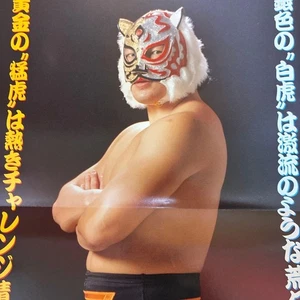 Pro Wrestling Poster Tiger Maske Mitsuharu Misawa - Bild 1 von 2