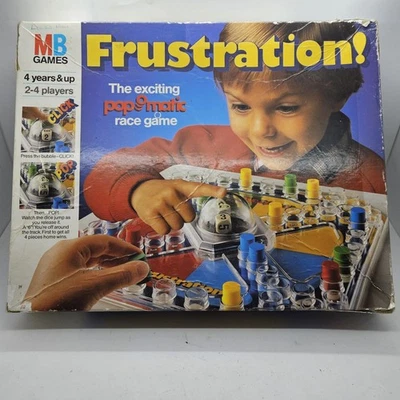 MB Games Vintage Frustration Board Game 1986 Pop O Matic Complete - Image 1 of 4