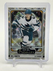 2024-25 O-Pee-Chee Premier Diamond Rainbow Rookie #P-97 Will Smith - Sharks /75 - Bild 1 von 2